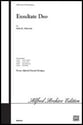 Exsultate Deo SATB choral sheet music cover